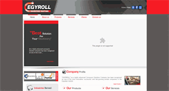 Desktop Screenshot of egyroll.com