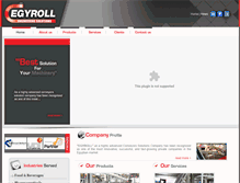 Tablet Screenshot of egyroll.com